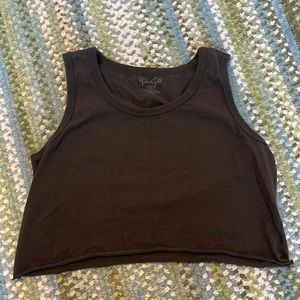 Brown Brandy Melville crop top